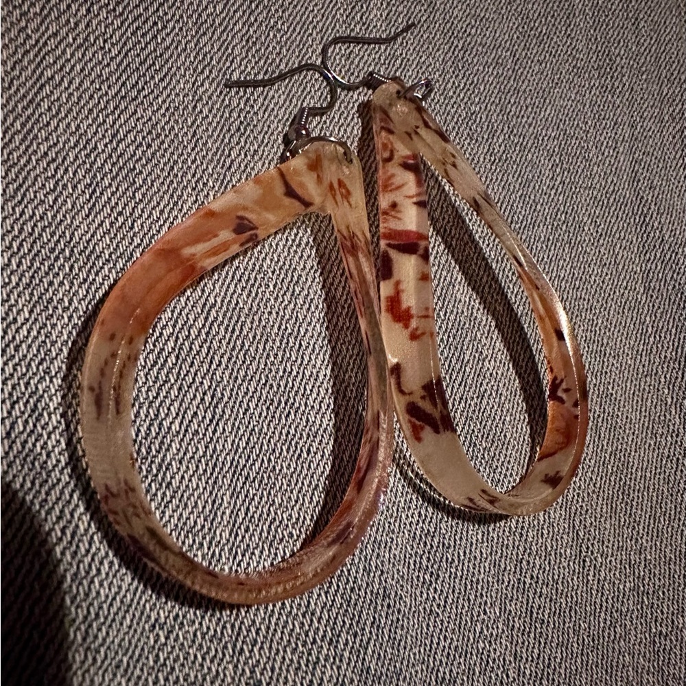 Floral Resin Earrings